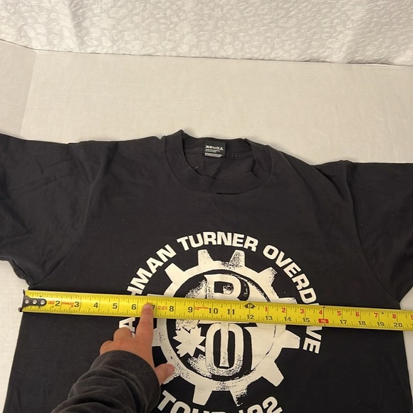 90’s VINTAGE BAND TEE BACHMAN TURNER OVERDRIVE SIZE LARGE BLACK - Picture 12 of 13